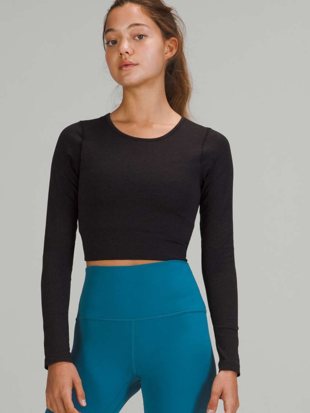Lululemon Ebb to Street Long Sleeve Black size 4